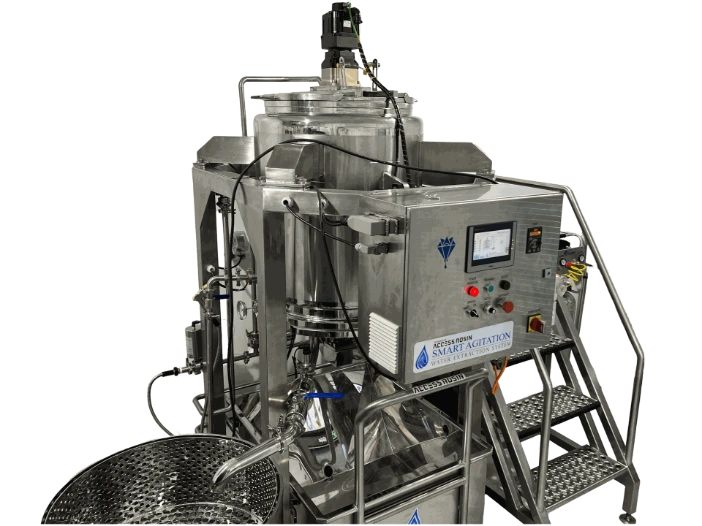 Smart Agitation washing system for ice-water extraction