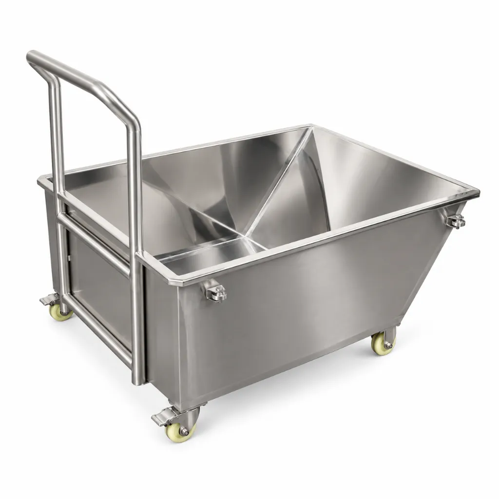 Stainless-hopper-cart-with-yellow-casters--b94b1a69.webp