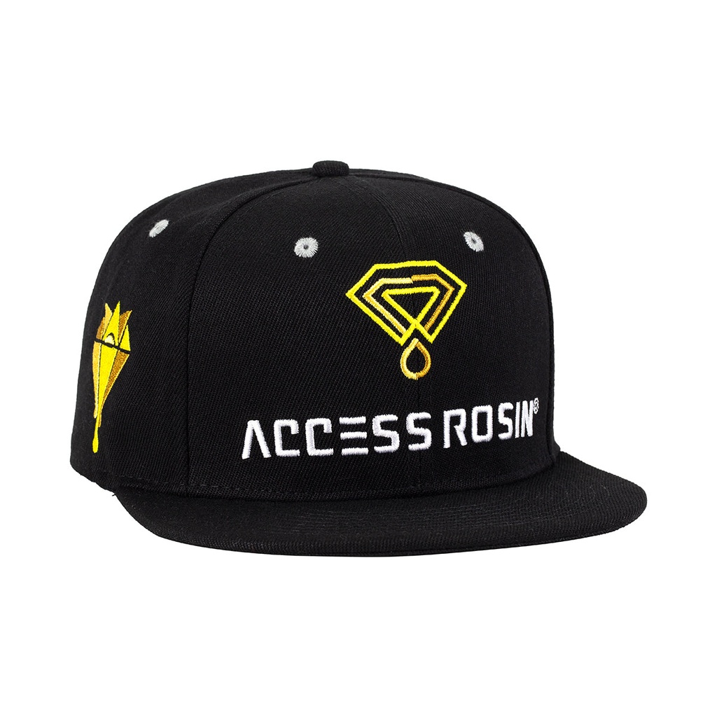 [300007] Hat - Access Rosin Name Logo - Black