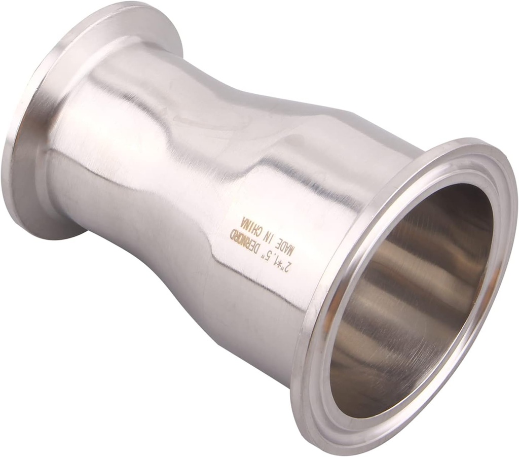Tri Clamp Reducer 1.5” to 2”