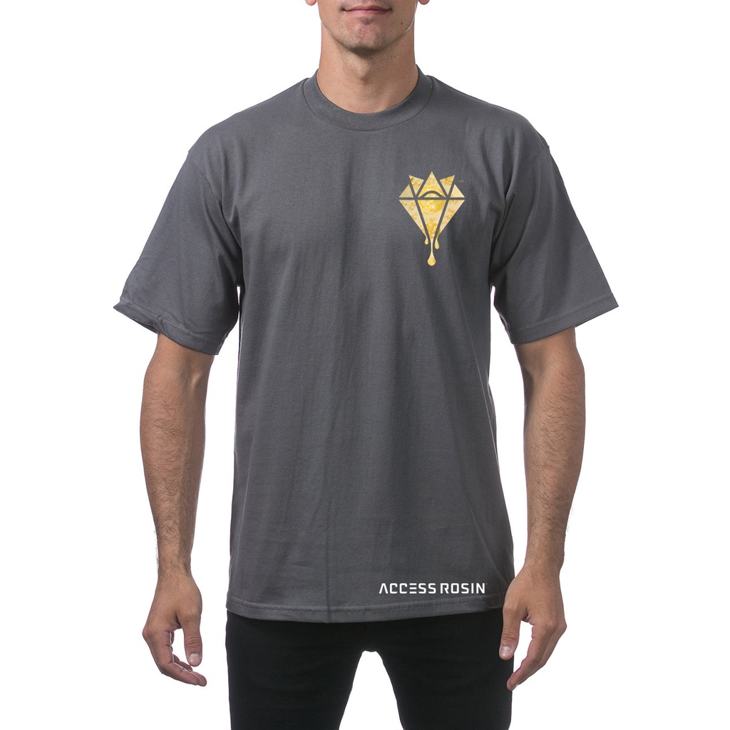 [600115] Shirt / Access Rosin Graphic - Graphite (Small)